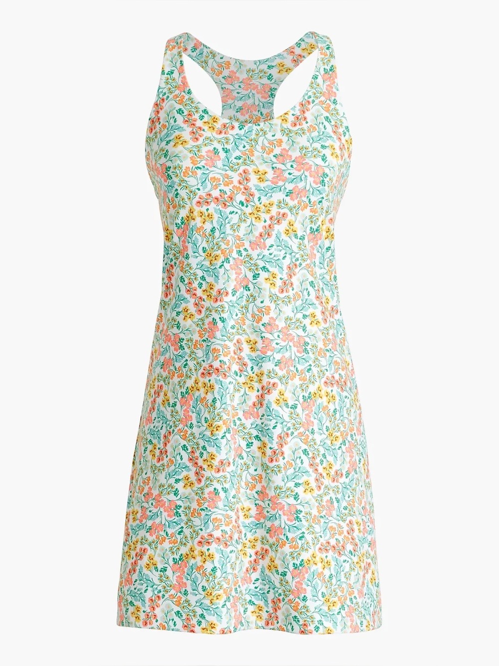 J Crew Active Tennis Cloud Stretch Dress Racerback Romper - Size M